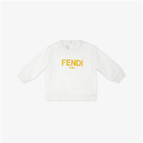 sudadera fendi blanca